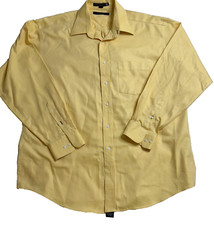 Tommy Hilfiger Tommy Traveler Yellow Long Sleeve Button Down Men  s Size 16.5