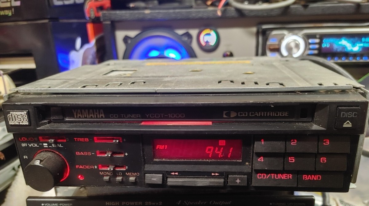 Rare VTG Old School 80s YCDT 1000 Yamaha Car Stereo Audio CD Deck