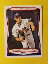 SEAN GILMARTIN - RC ROOKIE USA #USA-29 BALTIMORE ORIOLES 2010 TOPPS USA BASEBALL