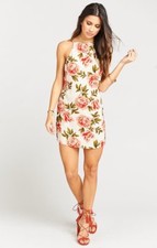 NWT Show Me Your MuMu Traveler Romantic Rose Floral High Neck Dress - Size Large