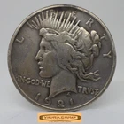 1921 Peace Silver Dollar, High Relief, KEY DATE - #C48609NQ