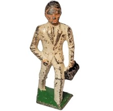 G94 Grey Iron Toy Soldier Red Cross Doctor Vintage Antique Dimestore