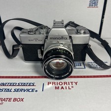 Minolta SRT 101 Film Camera w/ MC ROKKOR- PF 50mm f 1.7 Lens -SAME DAY -WARRANTY