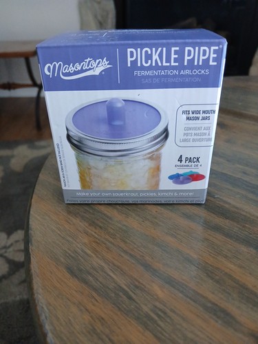 Masontops Pickle Pipes - Waterless Airlock Gärdeckel - Wide Mouth - 4 Stück
