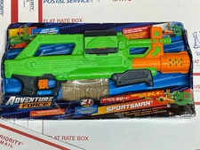 RARE Adventure Force Dart Zone Sportsman Semi Auto Hopper-Fed Dart Blaster Gun