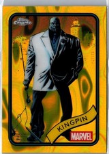 2025 Topps Chrome Marvel MCU Yellow Raywave Refractor #164 Kingpin NM+
