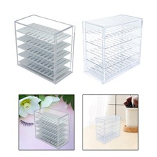 Boîte de rangement pour cils Acrylique 5 couches Organisateur de faux cils