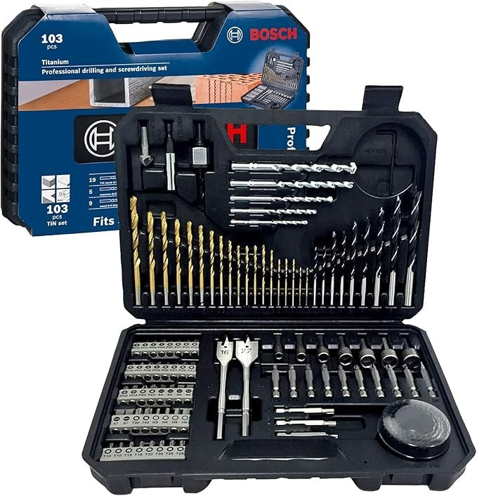Offerta Bosch Professional 103 Pezzi Set Punte e Bit Titanio