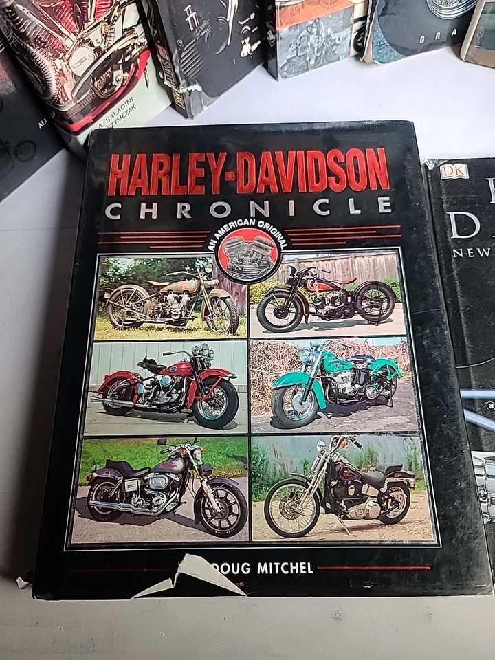 Harley-Davidson Book Lot – 9 Hardcover Books – History, Models, Chronicle, Photo - Image 2 of 4