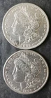 1883 O and 1890 $1 Morgan Silver Dollars