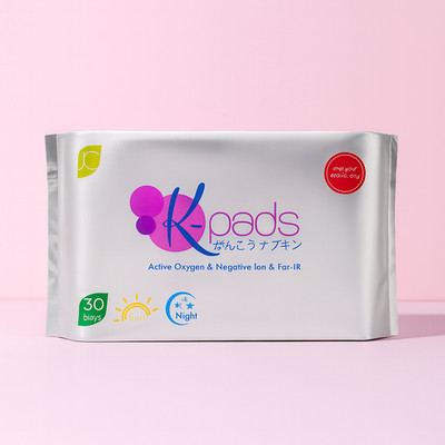 K PADS Aktivsauerstoff & Negativionen Damenbinden für den täglichen Gebrauch | 1 x 30 Binden