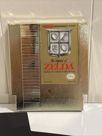 Juego Cartucho Dorado Nintendo NES The Legend of Zelda