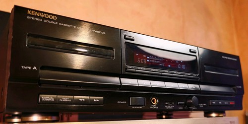 VERY RARE Top Of The Range Kenwood KX-W8070S Double Cassette Deck With Dolby S!