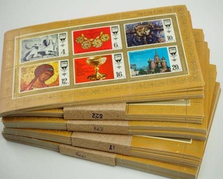 1977 Sowjetunion; 400 Kleinbögen Kultur (I) /MNH MiNr. 4655/60 ME 1600