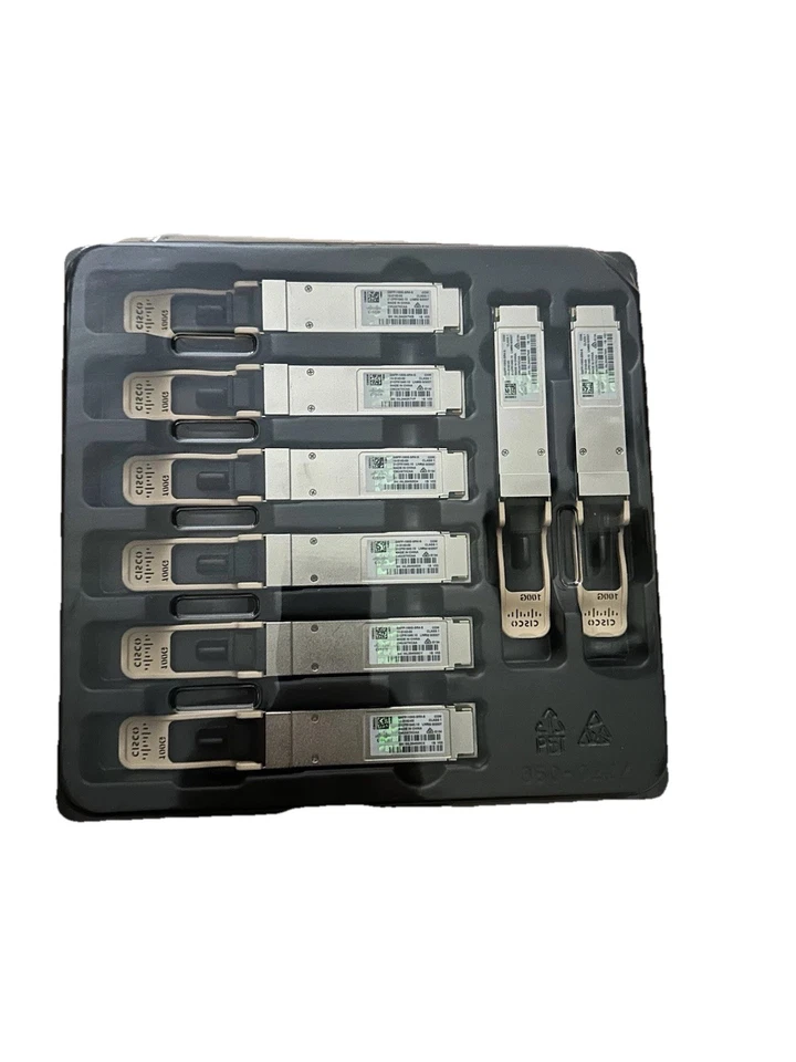 Transceiver Cisco QSFP-100G-SR4-S, with MPO-12, MMF (brand new)