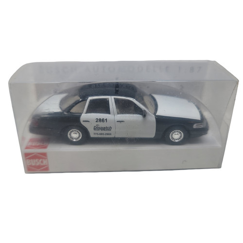 Taxi de despacho Busch 49029 Ford Crown Victoria Texas - cabina escala 1:87 HO | Zustand: New