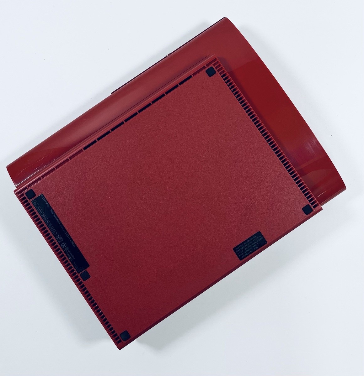 🔥RARE Sony PS3 CECH-4000B 250GB ❤️ Garnet Red 🎮 1 Controller