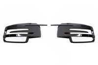 Mercedes A-Klasse W176 Wing Mirror Cover Set AMG Look Schwarz Glanz 12-18, Paar