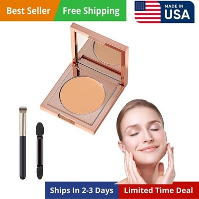 Colored Clay CC Undereye Corrector Concealer Light-Medium Peach 3 Brushes