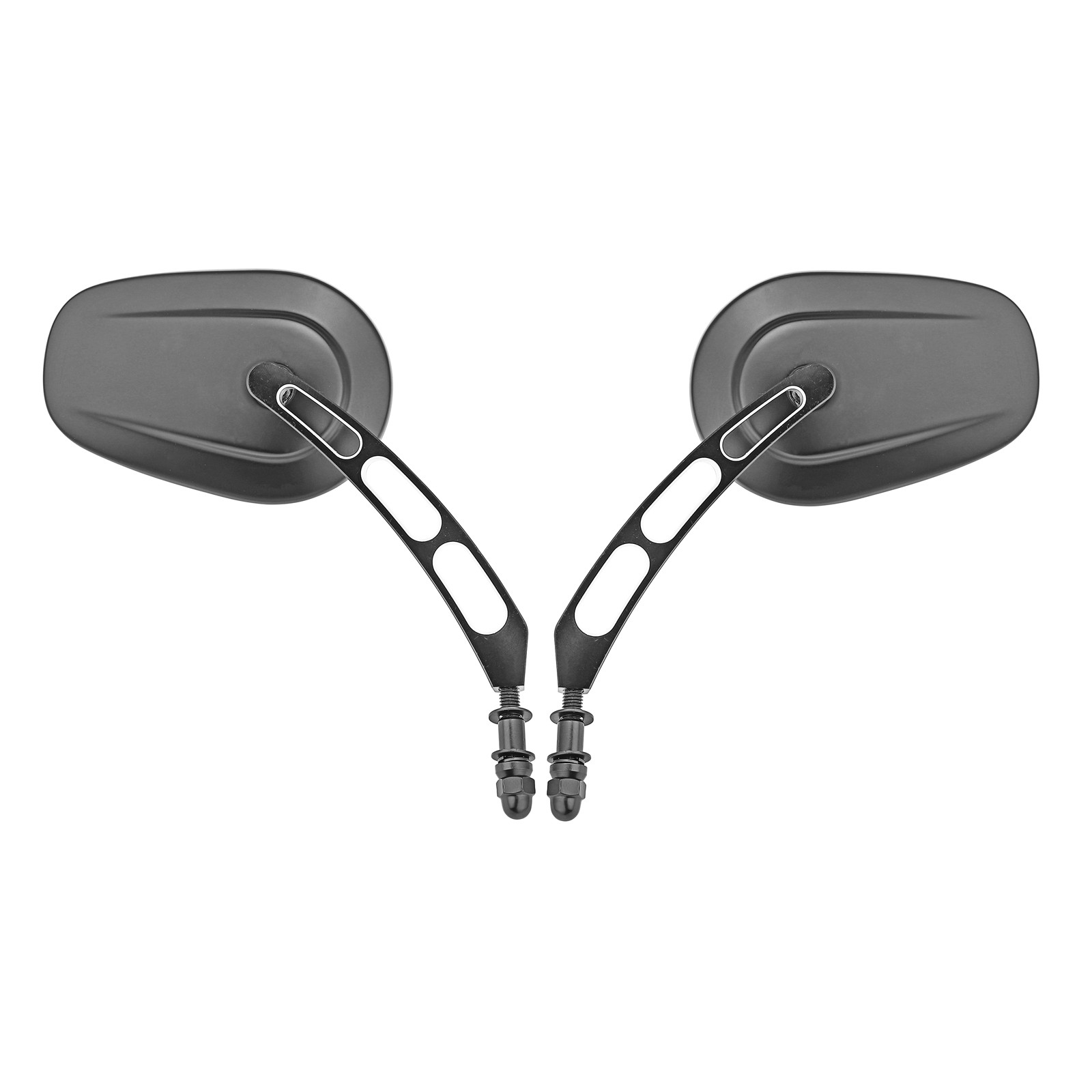 8mm Rear View Mirrors Fit For Harley Touring Road Glide King Sportster 1200 800