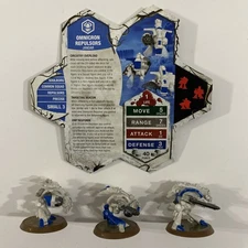 Omnicron Repulsors Heroscape Blackmoon’s Siege 11,12,13/24 Figure & Card