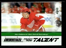 2024-25 Upper Deck Credentials Green Front Row Talent Alex Debrincat 48/49