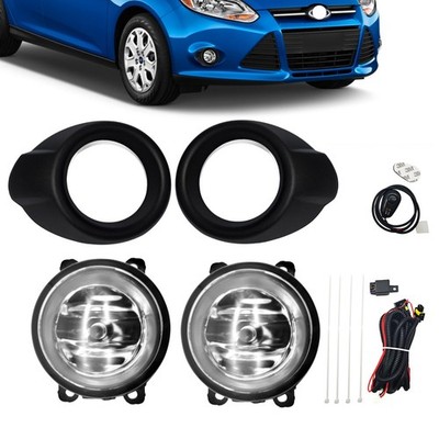 Fog Lights Compatible With 2012 2013 2014 Ford Focus S/SE/SEL/Titanium Models...