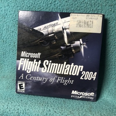 Microsoft Flight Simulator 2004 Century Of Flight Windows PC CD Computer Game