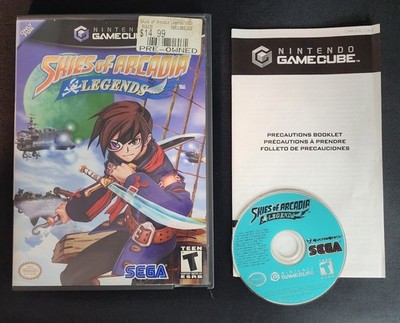 Skies of Arcadia Legends (Nintendo GameCube, 2003) No Manual Art In Great Shape!