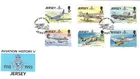Jersey Comm/FDC - Aviation History V  - 1993 (JES328)
