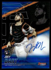 2021 Bowman's Best of 2021 Autographs Blue Refractor Joey Bart Auto 043/150 San