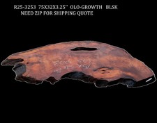 Old Growth Redwood Burl DIY Craft Wood River Table R25-3253