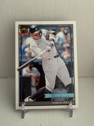 2026 Topps Series 1 - 1991 Topps Baseball Aaron Judge #T91-34 Yankees