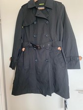 KHUJO Trenchcoat, Damen - Mantel schwarz - Modell: Amele, Gr.S, 36/38 NEU