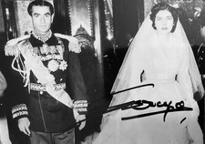 SORAYA Esfandiary-Bakhtiari - Kaiserin von Persien - Originalautogramn