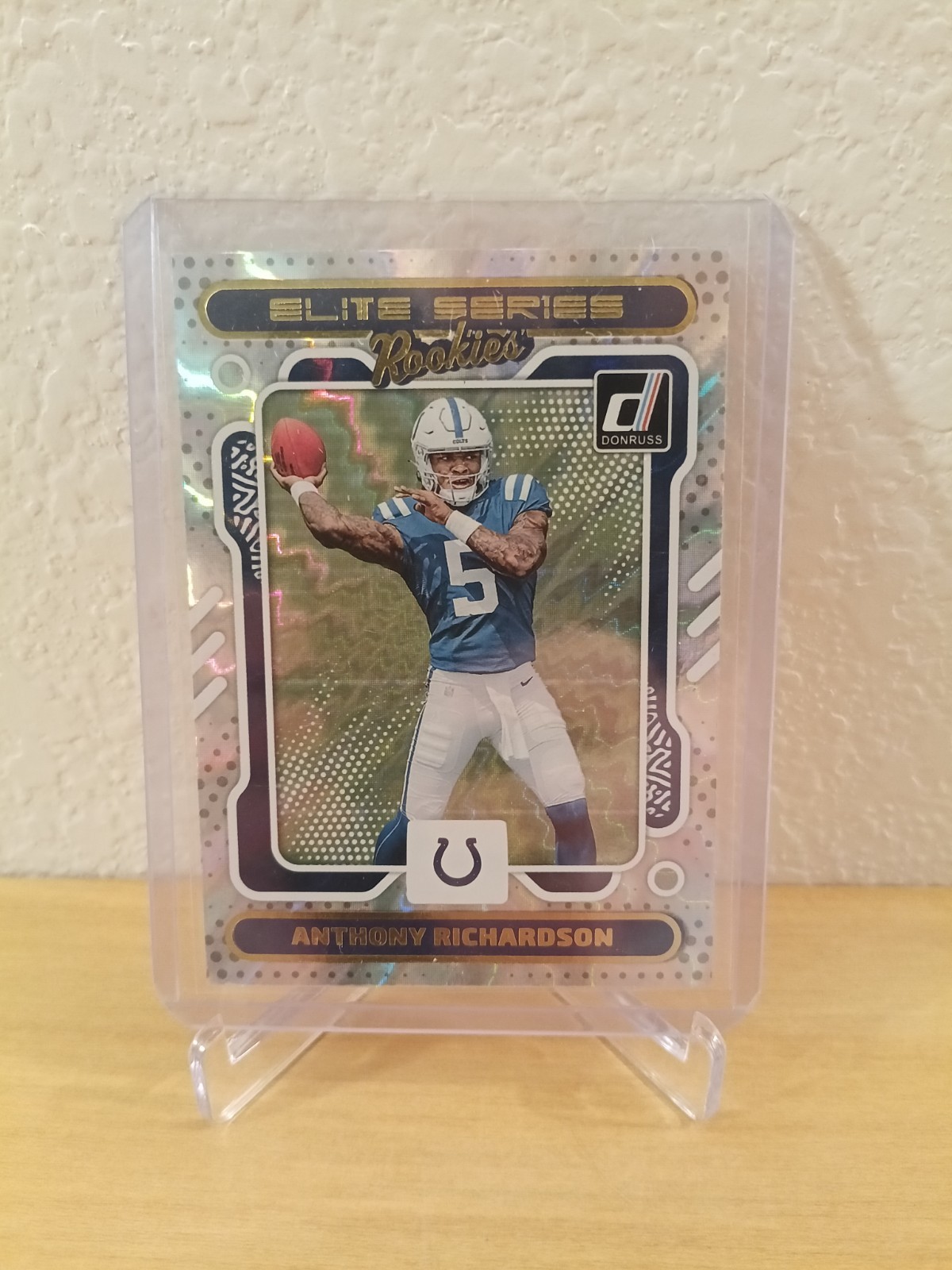 Anthony Richardson #2 Football Cards 2023 Panini Donruss The Elite Series Rookies trading card — raw and PSA graded price guide