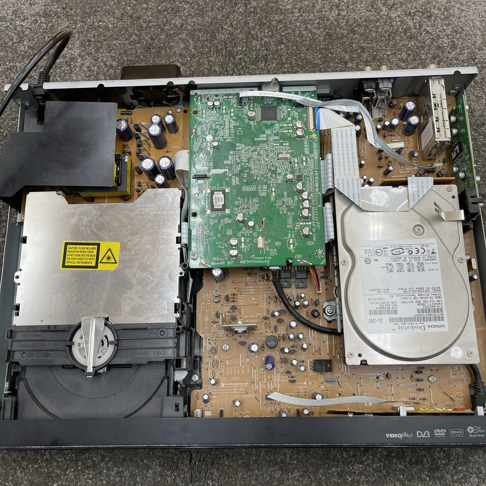 *FAULTY NO POWER* Philips HDR3700 160GB HDD DVD Freeview Recorder Black Boxed - Image 2 of 4