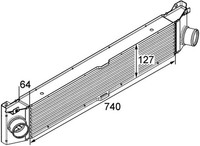 Mahle LadeluftküHler Premium Line CI 158 000P FüR Fiat Peugeot CitroËN Jumper 3