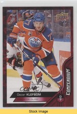 2016-17 Upper Deck Compendium Red Oscar Klefbom #399 READ a3q