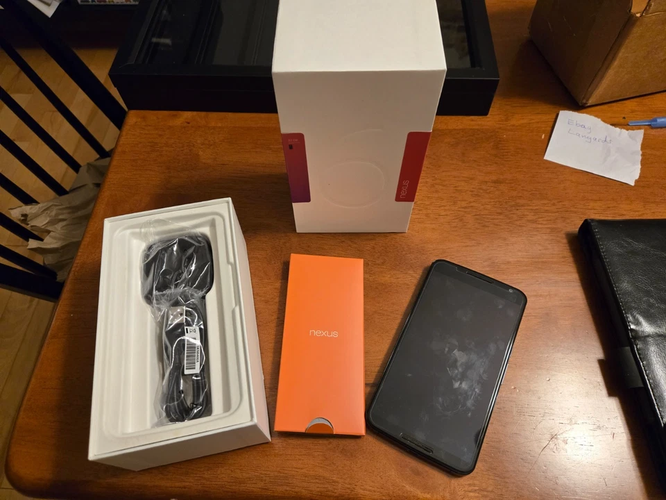 Motorola Nexus 6 - XT1103 - 32GB - Midnight Blue with box (Sprint) Clean IMEI - Image 2 of 4