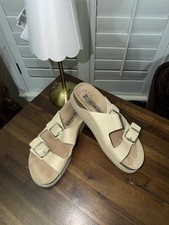 Mephisto Women's Harmony Light Sand Condor Adjustable Sandals sz 40