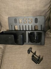 7 in 1 Desk Side Organizer Set, Under Desk Laptop Holder Storage, No Drill
