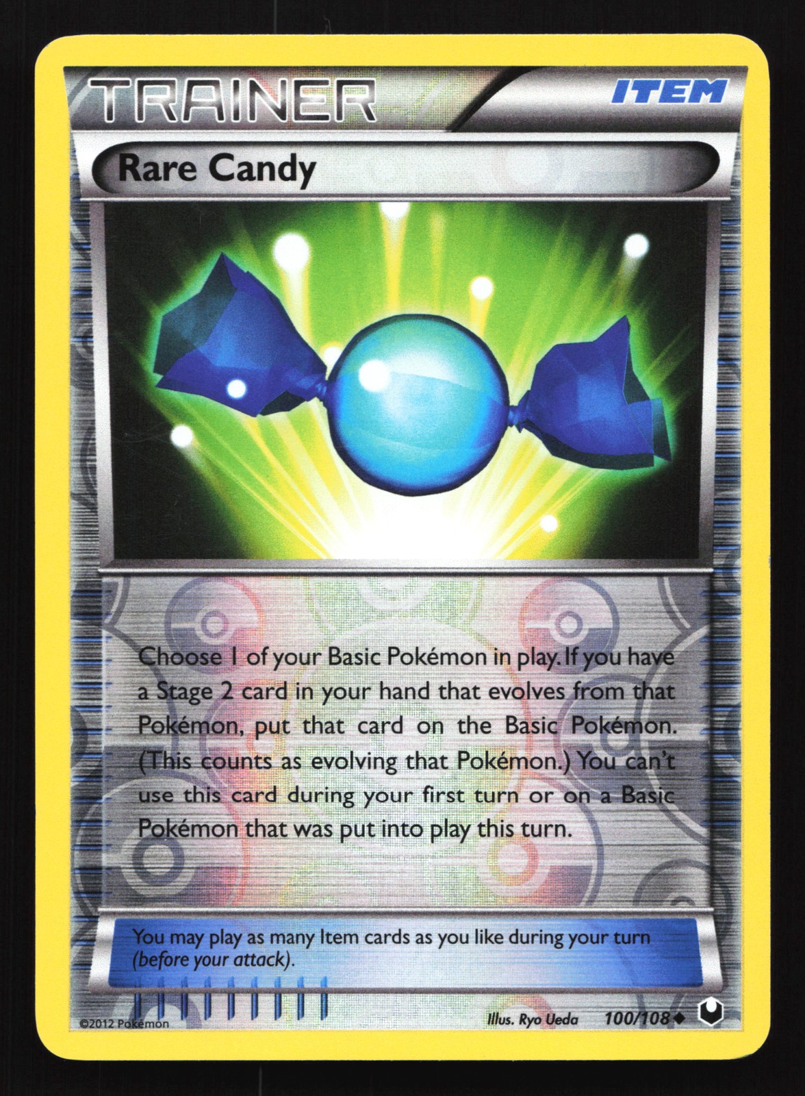 Rare Candy 100/108 Dark Explorers Uncommon Reverse Holo Pokemon Card