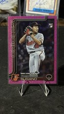 2025 Topps Update Series - Rookie Debut Tomoyuki Sugano #US55 Pink Holo Foil...