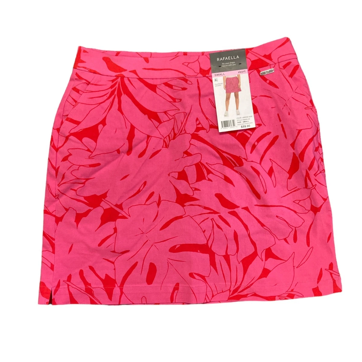 Ella Rafaella Plus Size Belted Cargo Skort - Macy's