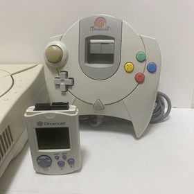 Sega Dreamcast Console HKT-3000 NTSC-J Japan  Tested Working Controller VMU