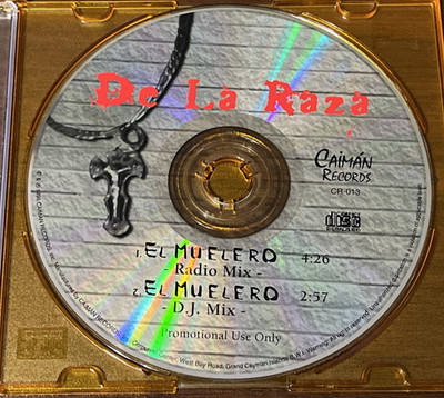 De La Raza   El Muelero Promo CD Single Radio & DJ Mix Caiman Records Latino Rap