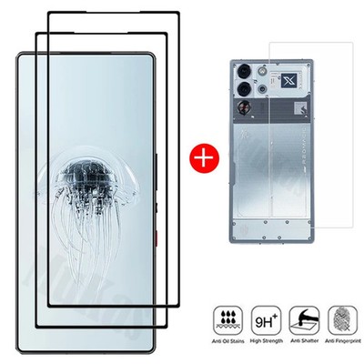 Front + Back Tempered Glass Film Screen Protector For Red Magic 10 Pro 10S Pro+