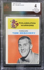 1961 Fleer Tom Meschery #31 BVG 4 Philadelphia Warriors Philly