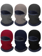 6 Pieces Winter Balaclava Ski Warm Knitted Thermal Fleece for Women Men Outdo...